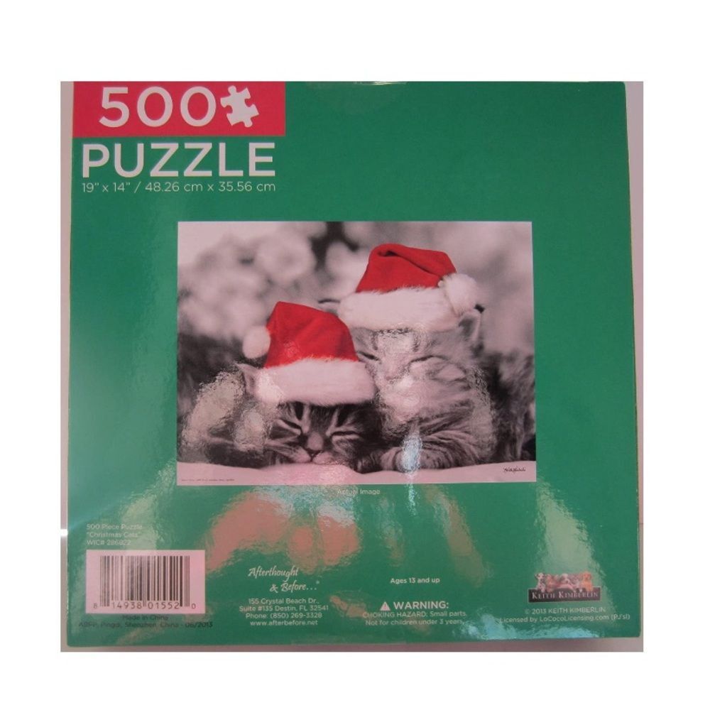 Christmas Cats 500 piece puzzle